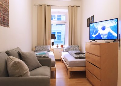 Monteurzimmer mit Einzelbetten, TV, Wlan und TV